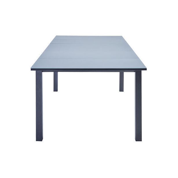 JEDILNA MIZA ODYSSEA II EASY ALU STEKLO 180/240X100 ANTR