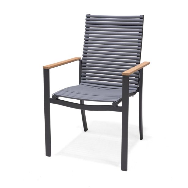 KOVINSKI STOL NATERIAL DORA ALU