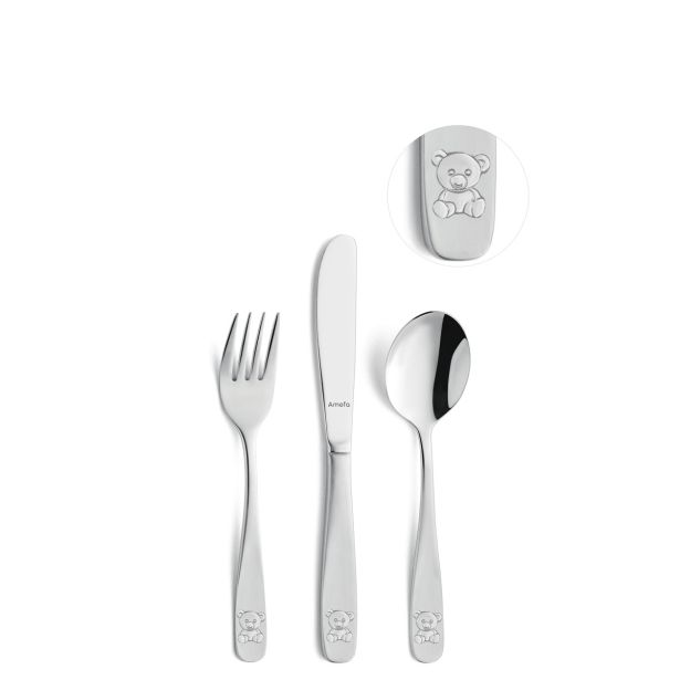 SET JEDILNEGA PRIBORA AMEFA 3 DELNI OTROŠKI BEAR