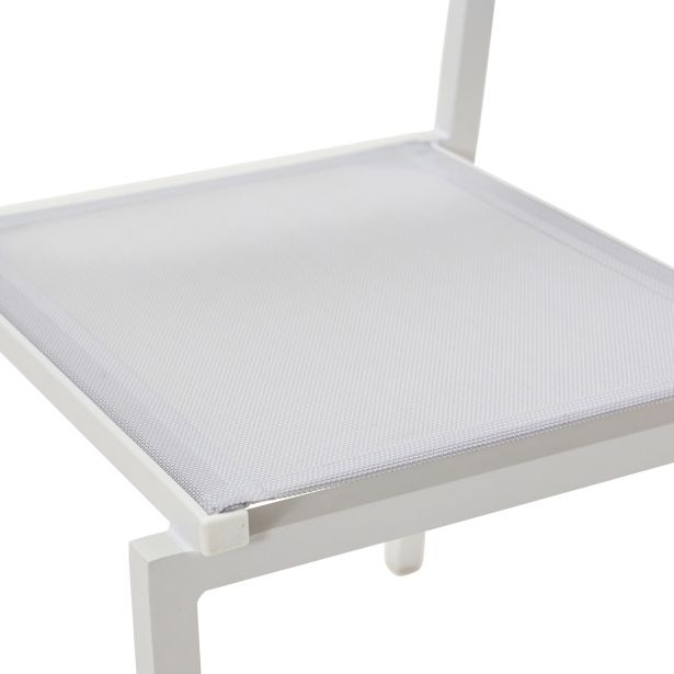 KOVINSKI STOL NATERIAL JED. LYRA BREZ NASL. BEL ALU