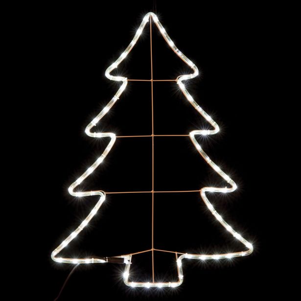 LUČKE MQ JELKA LED BELA 80X60 CM