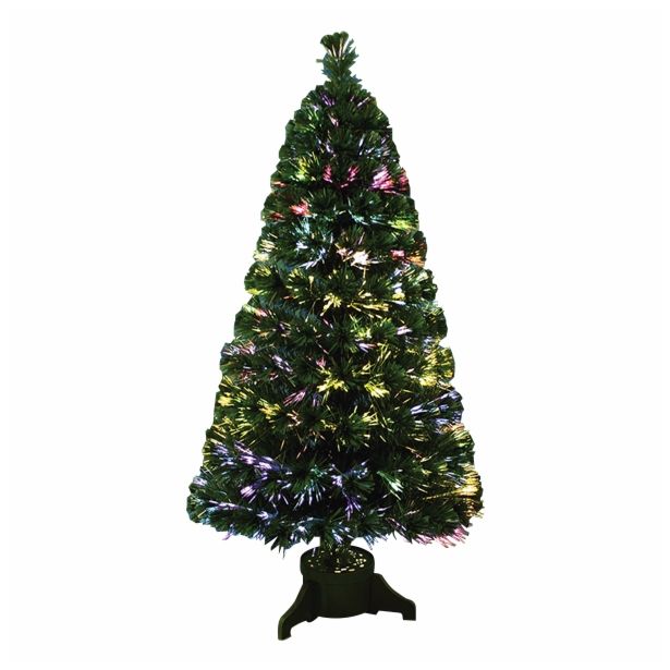 JELKA UNICOM Z OPTIČNIMI VLAKNI 120 CM S TRANSFORMATORJEM