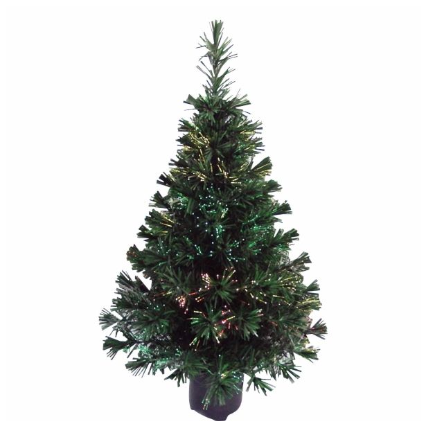 JELKA UNICOM Z OPTIČNIMI VLAKNI 80 CM S TRANSFORMATORJEM