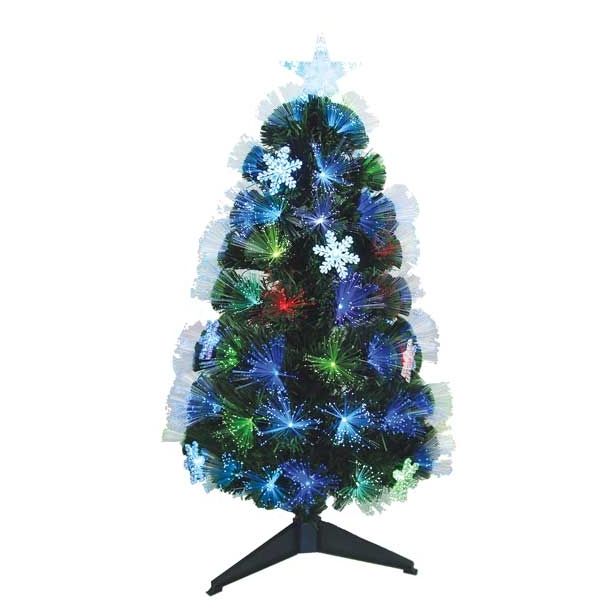 JELKA UNICOM Z OPTIČNIMI VLAKNI 90 CM S TRANSFORMATORJEM