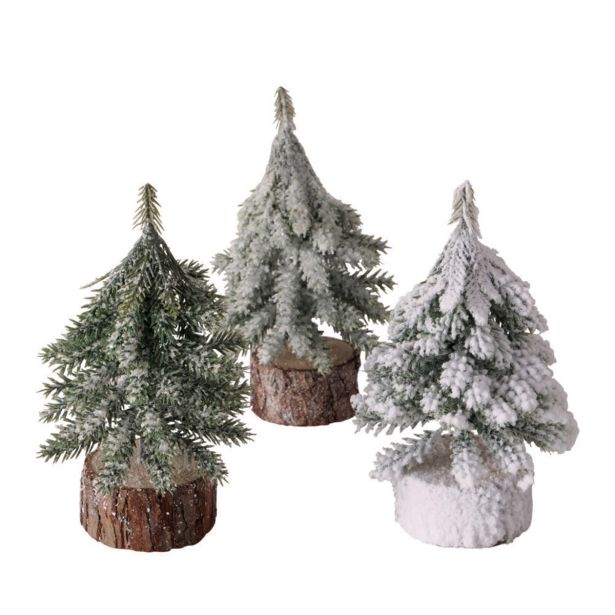 NAMIZNA DEKORACIJA - JELKA, 15 CM, SORT