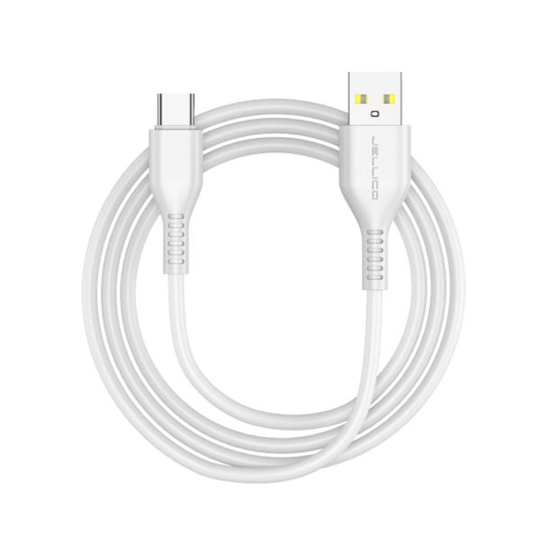 JELLICO PODATKOVNI KABEL KDS-30 (FAST CHARGE) 3,1A VHOD TYPE C NA USB-A 1M, BEL