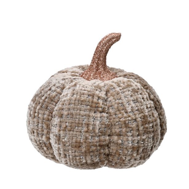 JESENSKA DEKORACIJA DECORIS BUČA POLIESTER, 12X12X13C CM,SORTIRANO