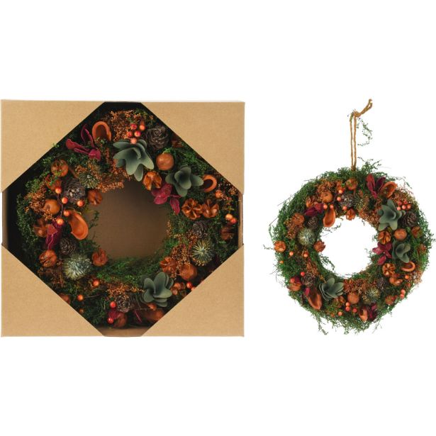 JESENSKA DEKORACIJA EH VENEC S TRAVO 29 CM SORTIRANO