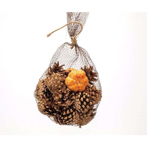 JESENSKA DEKORACIJA GLOSSTYLE Z BUČAMI 200G DROBNA