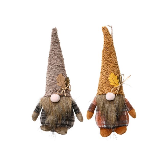 JESENSKA FIGURA DECORIS ŠKRAT Z JAVORJEM LISTOM 12X12X38 CM, SORTIRANO