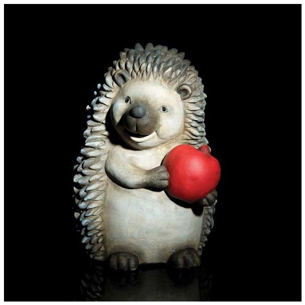 JESENSKA FIGURA GLOSSTYLE JEŽ MGO KERAMIČNI 38 CM