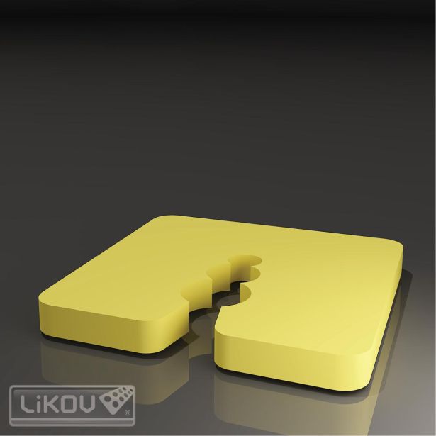 PROFIL ZA PODZIDEK JUB JUBIZOL DISTANČNIK ZA ALU 2 MM KARTON 50 KOSOV