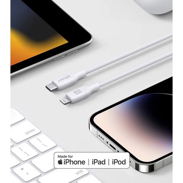 KABEL BIO USBC-LTG 1.8 BELA