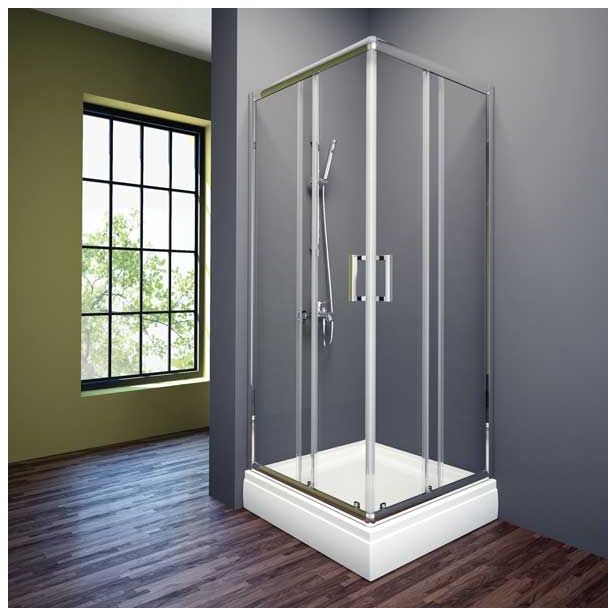 KAD ZA PRHANJE AQUAESTIL ODRA 90 X 90 Z OBLOGO