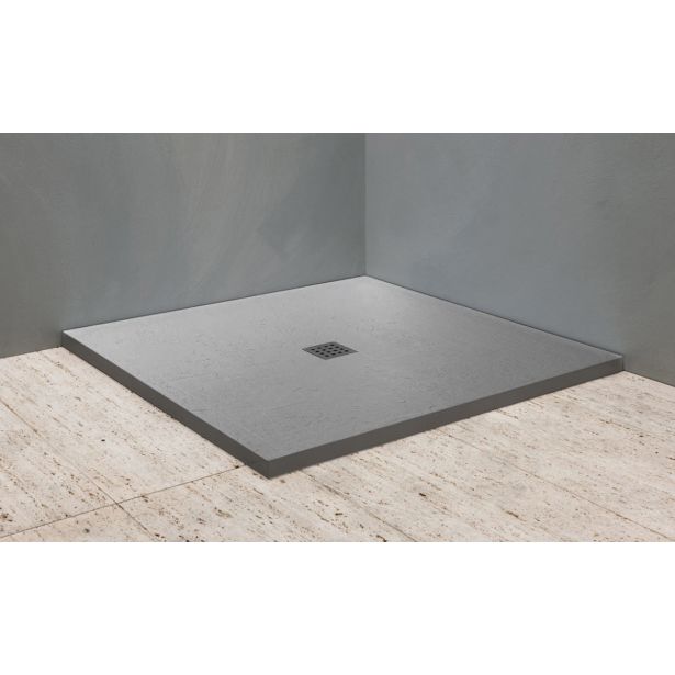 KAD ZA PRHANJE IZ UM.MAR. KOLPA SAN HORA TILE STONE 90X90 ZA VGRADNJO RELIEFNA POV.