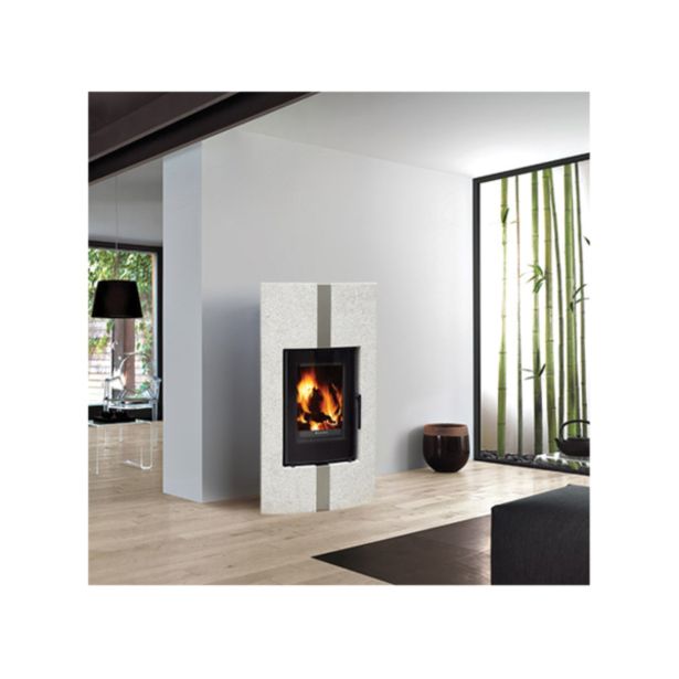 KAMINSKA PEČ LOKATERM BOGATIN ČRNA OBLOGA PEARL WHITE