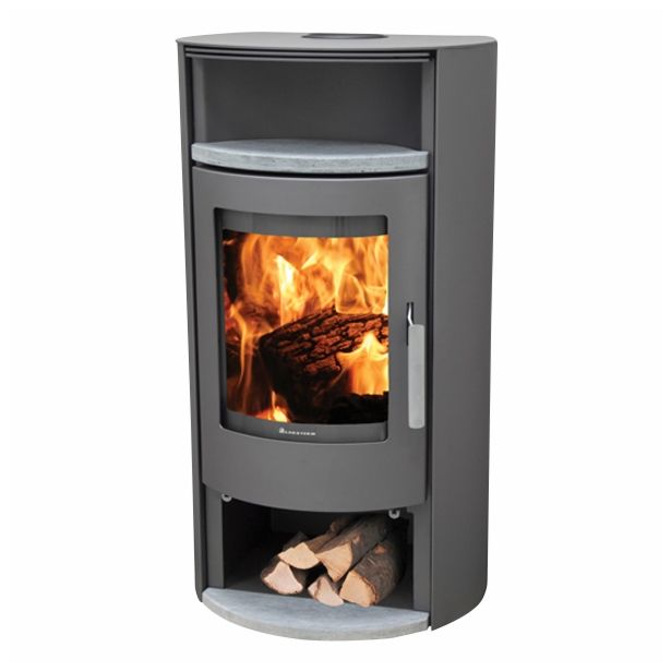 KAMINSKA PEČ LOKATERM TINJAN SIVA PLOČEVINA