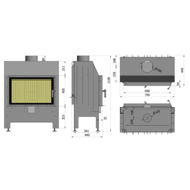 KAMINSKI VLOŽEK HEATRO HEATRO 69