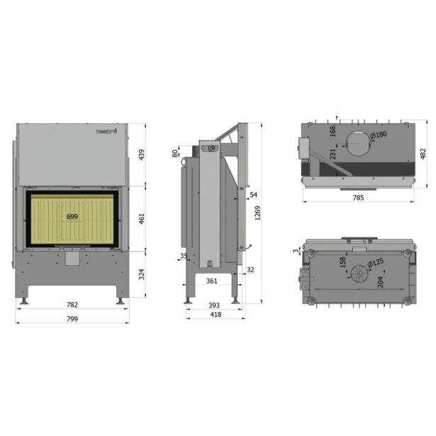 KAMINSKI VLOŽEK HEATRO HEATRO 69H