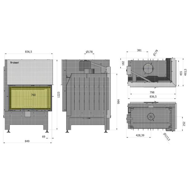 KAMINSKI VLOŽEK HEATRO HEATRO 69PH