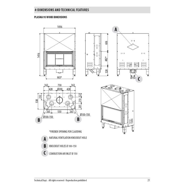 KAMINSKI VLOŽEK MCZ PLASMA 75