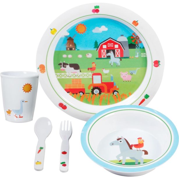 KAMP JEDILNI PRIBOR BRUNNER SET FARM ZA FANTE 5/1, 3+ LET