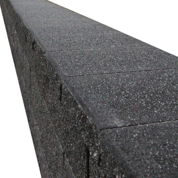 BETONSKI IZDELEK KOGRAD KAPA FUTURAX DVOST. CEP. ČRNA RAVNA 20X28X5