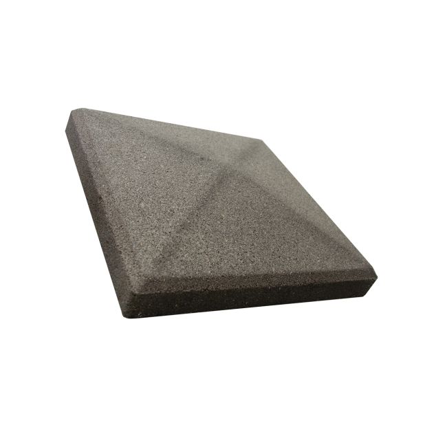 BETONSKI IZDELEK GOREC KAPA SIVO ČRNA ZA STEBER 39X39X7 CM