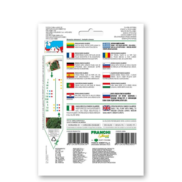 KAPUSNICA FRANCHI SEMENTI BROKOLI RAMOSO CALABRES VXO 25/23