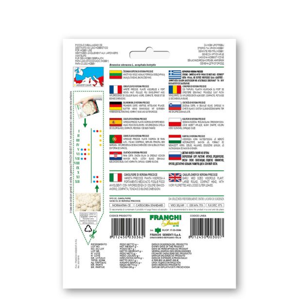 KAPUSNICA FRANCHI SEMENTI CVETAČA VERONA VXO 30/49