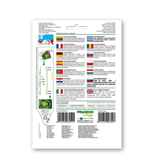 KAPUSNICA FRANCHI SEMENTI ZELJE MANTOVANO VXO 33/19