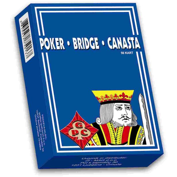 IGRALNE KARTE ZI-MAG KARTE POKER MODRE