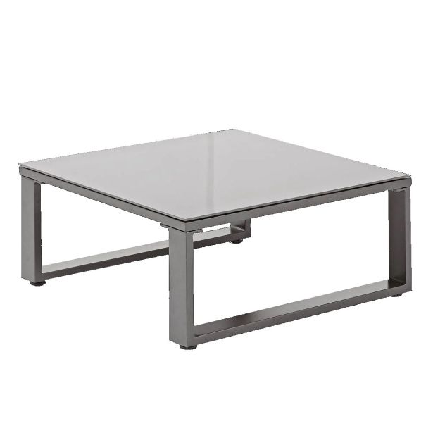 KOVINSKA VRTNA GARNITURA NATERIAL SET LYRA + MIZICA SIVA ALU