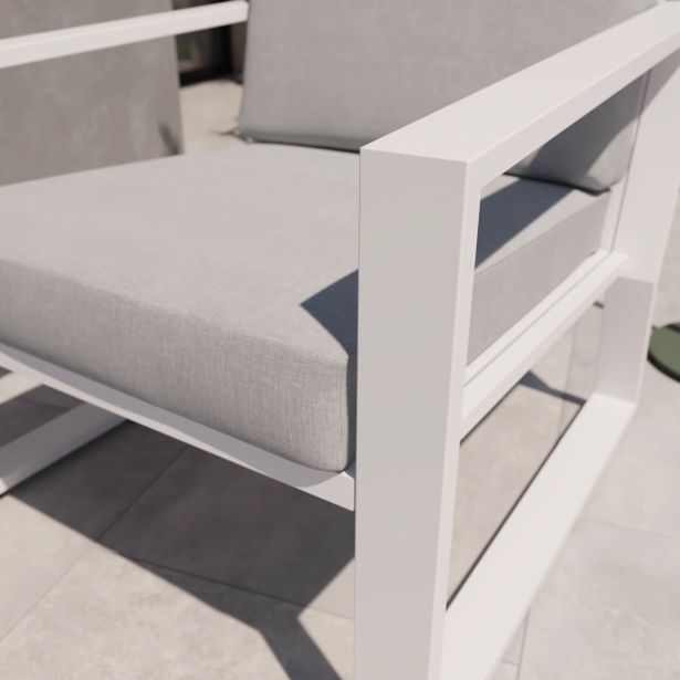 KOVINSKA VRTNA GARNITURA NATERIAL SET LYRA ALU