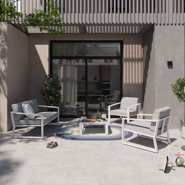 KOVINSKA VRTNA GARNITURA NATERIAL SET LYRA ALU