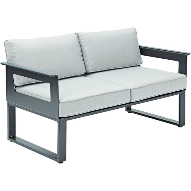 KOVINSKA VRTNA GARNITURA NATERIAL SET ODYSSEA + MIZICA SIVA ALU