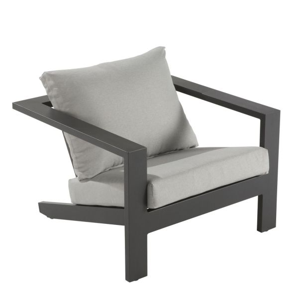 KOVINSKA VRTNA GARNITURA NATERIAL SET OLYMPIA 5S+MIZA SIVA ALU