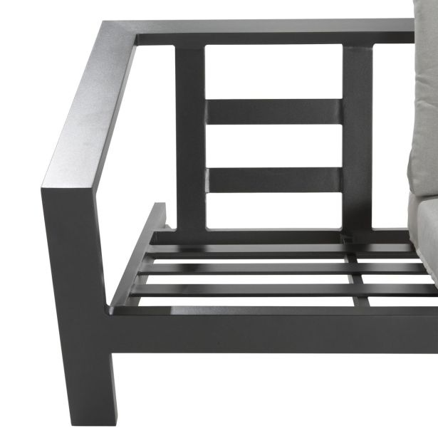 KOVINSKA VRTNA GARNITURA NATERIAL SET OLYMPIA 5S+MIZA SIVA ALU