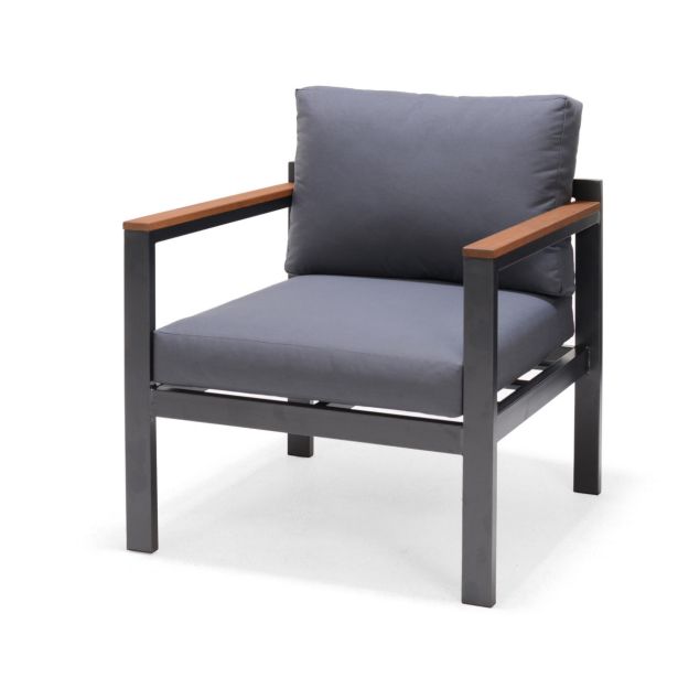 KAVČNA GARNITURA ORIS II ALU/EUC KAVČ3P+2AC+MIZA D.GR/D.SIVA BLAZINA