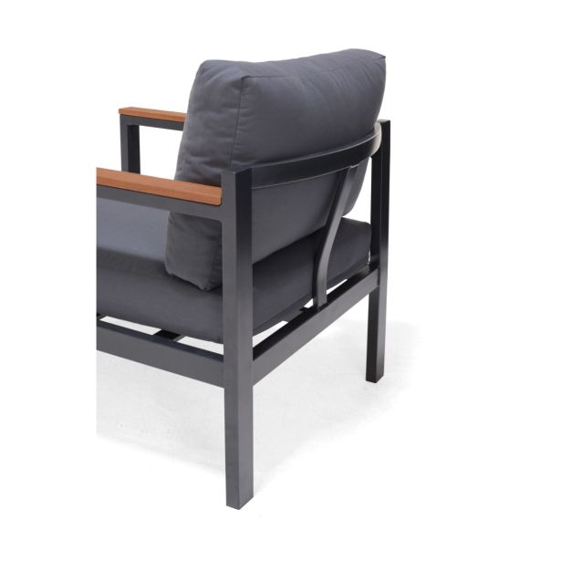 KAVČNA GARNITURA ORIS II ALU/EUC KAVČ3P+2AC+MIZA D.GR/D.SIVA BLAZINA