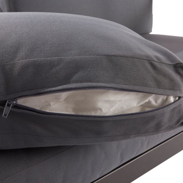 KAVČNA GARNITURA ORIS II ALU/EUC KAVČ3P+2AC+MIZA D.GR/D.SIVA BLAZINA