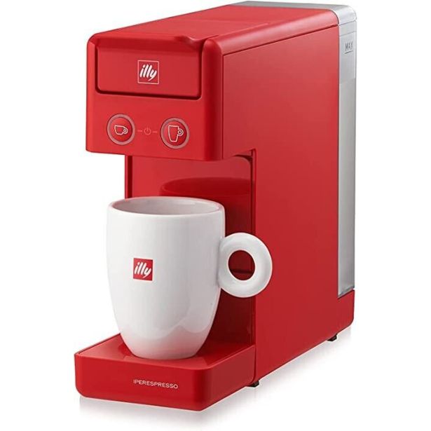 KAVNI APARAT ILLY Y3.3 ESPRESSO&COFFEE, RDEČ