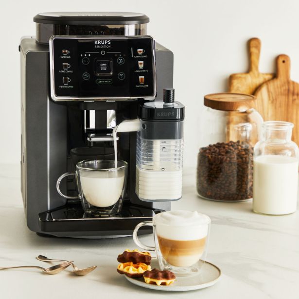 KAVNI ESPRESSO APARAT KRUPS EA912B10 SENSATION MILK