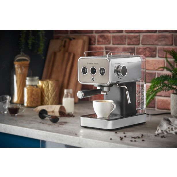 KAVNI ESPRESSO APARAT RUSSELL HOBBS 26452-56 DISTINCTION TITANIUM