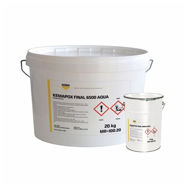 ZAŠČITNI PREMAZ MUREXIN EP C 6500 AQUA RAL.:7040 24KG (4+20/A+B)