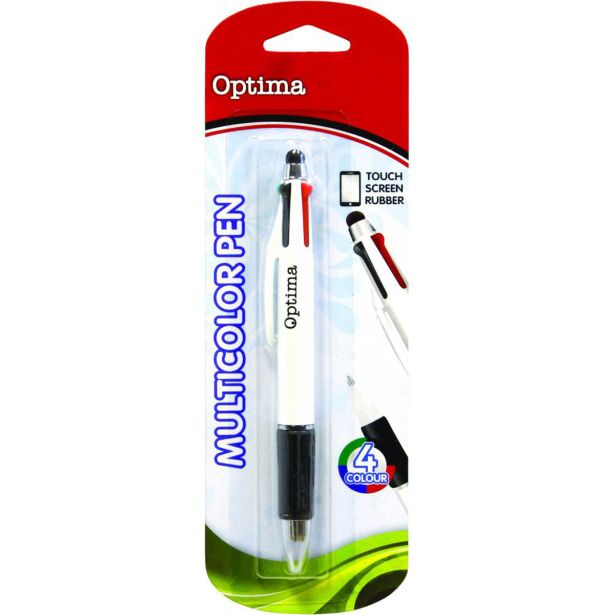 KEMIČNI SVINČNIK OPTIMA 4 COLORS BLISTER 1/1