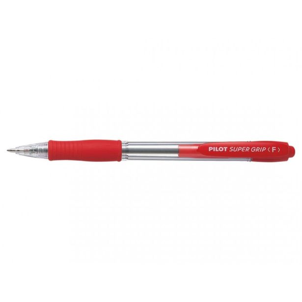 KEMIČNI SVINČNIK PILOT SUPER GRIP RDEČ F