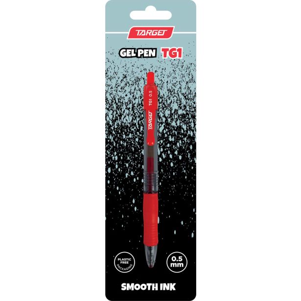 KEMIČNI SVINČNIK TARGET GEL TG1 RDEČ 0.5 28794