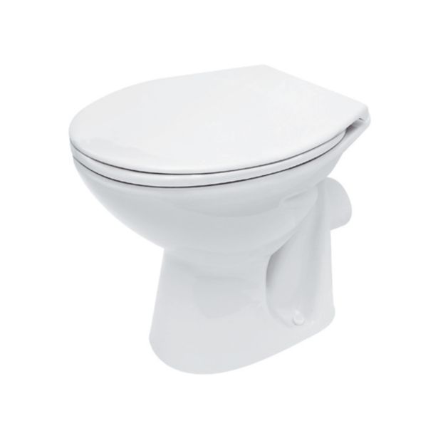 WC ŠKOLJKA, STOJEČA CERSANIT PRESIDENT ODTOK V STENO