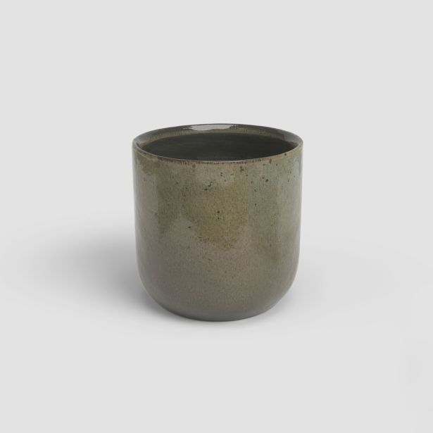 KERAMIČNI NOTRANJI LONEC ARTEVASI JUPITER 20 CM RJASTO ZELEN